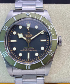 Tudor Heritage Black Bay Green Harrods Special Edition 79230G ZF Factory Black Dial Replica Watch - UK Replica