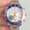 Rolex Yacht-Master II 116681 JF Factory Rose Gold White Dial Replica Watch - UK Replica