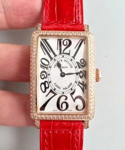 Franck Muller Ladies Long Island 1952 952 QZ D CD GF Factory Silver Dial Replica Watch - UK Replica