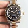 Rolex Submariner Date 116613LN Black Dial Noob Factory Replica Gold Watch