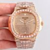 Replica Patek Philippe Nautilus 5719/1G-001 Rose Gold Diamond