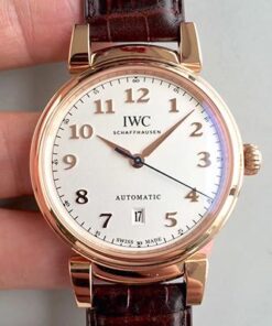 IWC Da Vinci Automatic IW356601 Rose Gold MKS Factory White Dial Replica Watch - UK Replica