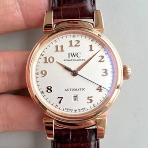 IWC Da Vinci Automatic IW356601 Rose Gold MKS Factory White Dial Replica Watch - UK Replica