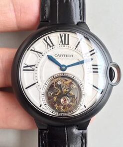 Ballon Bleu De Cartier Tourbillon White Dial Replica Watch - UK Replica