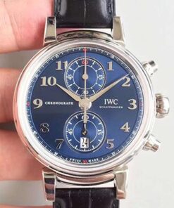 IWC Da Vinci Chronograph Edition Sport For Good Fundation IW393402 ZF Factory Blue Dial Replica Watch - UK Replica