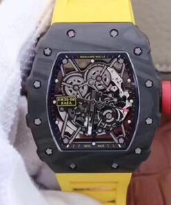 Richard Mille RM35-02 Rafael Nadal KV Factory Black Skeleton Dial Replica Watch - UK Replica