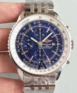 Breitling Navitimer Montbrillant Datora A21330 JF Factory Blue Dial Replica Watch - UK Replica