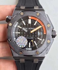 Audemars Piguet Royal Oak Offshore Diver 15707CE.OO.A002CA.01 JF Factory V5 Black Dial Replica Watch - UK Replica