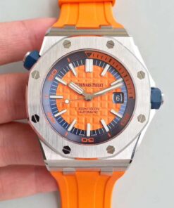 Audemars Piguet Royal Oak Offshore Diver 15710ST.OO.A070CA.01 JF Factory V3 Orange Dial Replica Watch - UK Replica