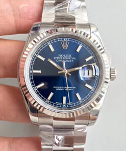 Rolex Datejust 36MM 116234 Blue Dial AR Factory V2 Replica Watch - UK Replica