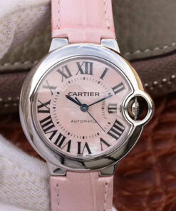 Ballon Bleu De Cartier Ladies 33MM WSBB0002 V6 Factory Pink Dial Replica Watch - UK Replica