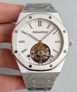Audemars Piguet Royal Oak Tourbillon Extra Thin 26522 White Dial R8 Factory Replica Watch - UK Replica