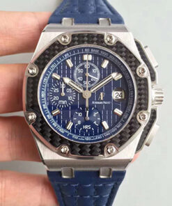 Audemars Piguet Royal Oak Offshore Juan Pablo Montoya 26030PO.00.D021IN.01 JF Factory V2 Blue Dial Replica Watch - UK Replica