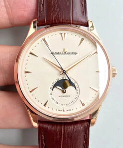 Jaeger-LeCoultre Master Ultra Thin Moon 1362520 ZF Factory White Dial Replica Watch - UK Replica
