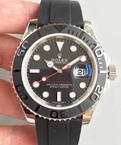Rolex Yacht-Master 40 Custom 116655 AR Factory Black Dial Replica Watch - UK Replica