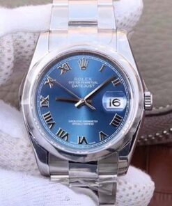 Rolex Datejust II 116334 36MM AR Factory Blue Dial Replica Watch - UK Replica