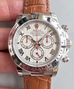 Rolex Daytona Cosmograph 116520 JH Factory White Dial Replica Watch - UK Replica