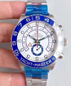 Rolex Yacht Master II 116680 White Dial JF Factory Replica Rolex Yacht Master Watch