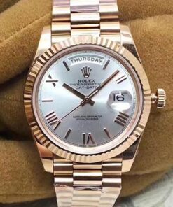 Rolex Day-Date 40 228235 Rose Gold 40MM EW Factory Sundust Dial Replica Watch - UK Replica