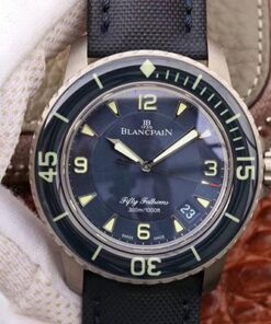 Blancpain Fifty Fathoms 5015 12B40 O52 ZF Factory Blue Dial Replica Watch - UK Replica