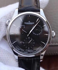 Jaeger-LeCoultre Master Geographic 1428421 TW Factory Black Dial Replica Watch - UK Replica