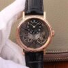 Breguet Tradition 7027 7027BR/R9/9V6 Rose Gold Grey Skeleton Dial Replica Watch - UK Replica