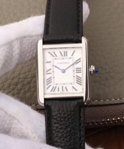 Cartier WSTA0030 Silver Dial JF Factory Replica Cartier Tank Watch