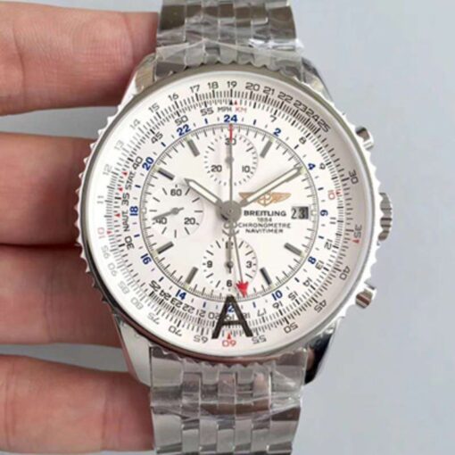 Breitling Navitimer World A2432212/G571-443A JF Factory Replica Breitling Navitimer Watch