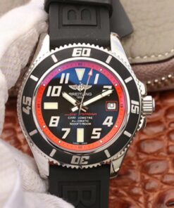 Breitling Superocean 42 Abyss Red A1736402/BA31BKRD ZF Factory Black Dial Replica Watch - UK Replica