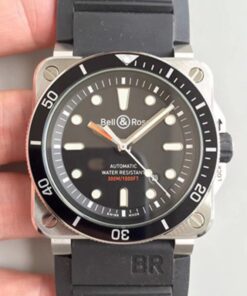 Bell & Ross BR 03-92 Diver V2 Black Dial Replica Watch - UK Replica