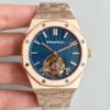 Audemars Piguet Royal Oak Tourbillon Extra Thin 26522 R8 Factory Blue Dial Replica Watch - UK Replica