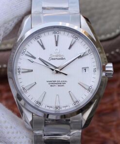 Omega Seamaster Aqua Terra 150M Master Co-Axial 231.10.42.21.02.003 VS Factory White Dial Replica Watch - UK Replica