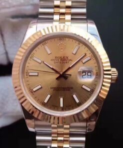 Rolex Datejust 126333 Gold Champagne Dial 41MM Replica Watch - UK Replica