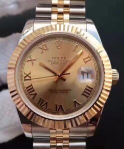 Rolex Datejust 41mm 126333-007 Gold Wrapped Dial Replica Watch - UK Replica
