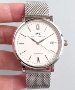 IWC Portofino Automatic IW356505 MKS Factory White Dial Replica Watch - UK Replica