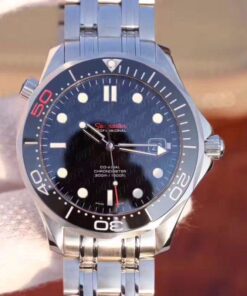 Omega Seamaster 300M James Bond 007 50th Anniversary 212.30.41.20.01.005 MKS Factory Black Dial Replica Watch - UK Replica