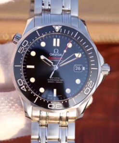 Omega Seamaster Diver 300M 212.30.41.20.01.003 MKS Factory Black Dial Replica Watch - UK Replica