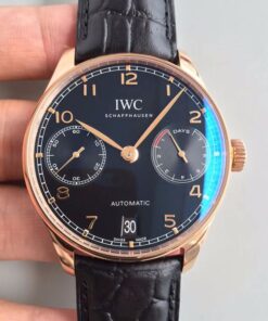 IWC Portuguese IW500701 ZF Factory Black Dial Replica Watch - UK Replica