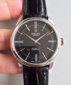 Rolex Cellini 50509 MKS Factory V4 Black Dial Replica Watch - UK Replica