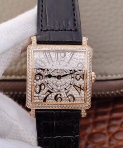 Franck Muller Master Square Ladies 6002 M QZ D GF Factory Diamond Dial Replica Watch - UK Replica