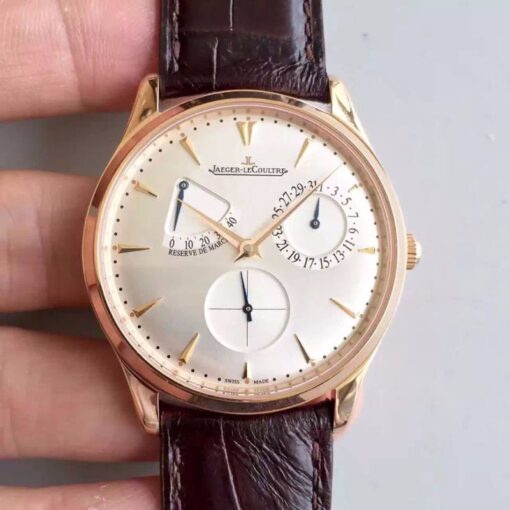 Jaeger-LeCoultre Master Ultra Thin Reserve De Marche 1372520 ZF Factory Silver Dial Replica Watch - UK Replica