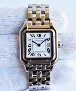 Cartier WSPN0007 White Dial GF Factory Replica Cartier Panthere Watch