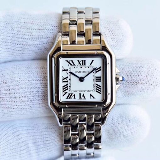 Cartier WSPN0007 White Dial GF Factory Replica Cartier Panthere Watch