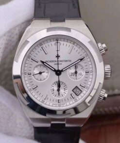 Vacheron Constantin Overseas Chronograph 5500V/110A-B075 JF Factory Silver Dial Replica Watch - UK Replica