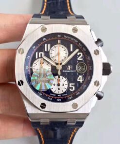 Audemars Piguet Royal Oak Offshore Navy 26470ST.OO.A027CA.01 JF Factory V2 Blue Dial Replica Watch - UK Replica