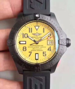 Breitling Avenger II Seawolf A1733110/BC30/152S/A20SS.1 GF Factory Yellow Dial Replica Watch - UK Replica