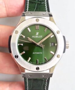 Hublot Classic Fusion 38MM 511.NX.8970.LR JJ Factory Green Dial Replica Watch - UK Replica