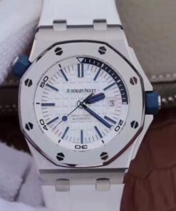 Audemars Piguet Royal Oak Offshore Diver 15710ST.OO.A010CA.01 JF Factory White Dial Replica Watch - UK Replica