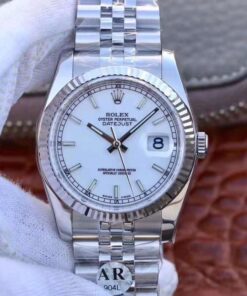 Rolex Datejust 36MM 116234 AR Factory White Dial Replica Watch - UK Replica