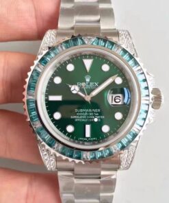 Rolex Submariner Date 116610LV Noob Factory V9 Green Dial Replica Watch - UK Replica